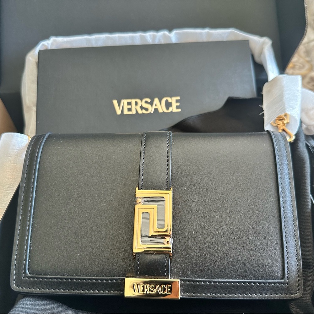 Versace Greca Goddess Mini Bag Handbag Purse New With Tags